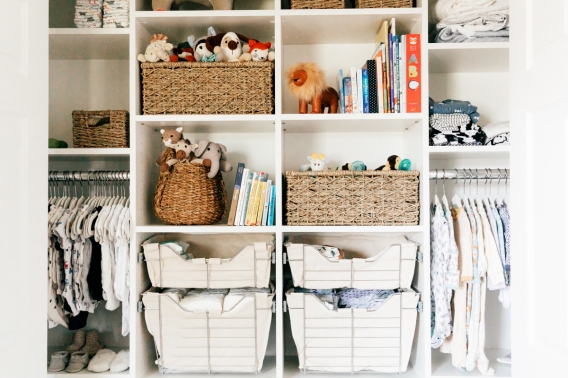The Nursery Closet: Planned and Organized to the Max! - Kelley Nan